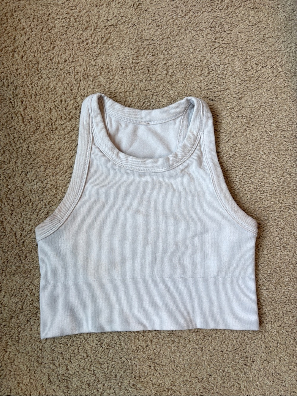 ALO White Racerback Top - Picture 2 of 3